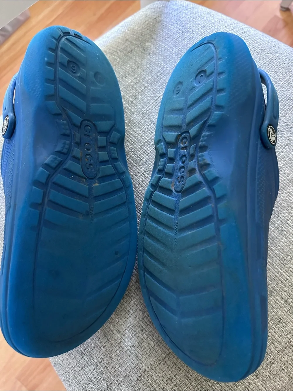 Boys Crocs Lined Blue Shoes